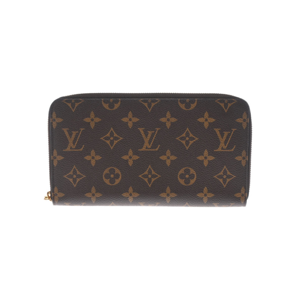 Louis Vuitton Monogram Zippy Organizer Brown Canvas Long Wallet